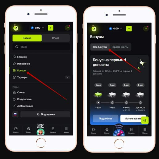 Список акций на площадке